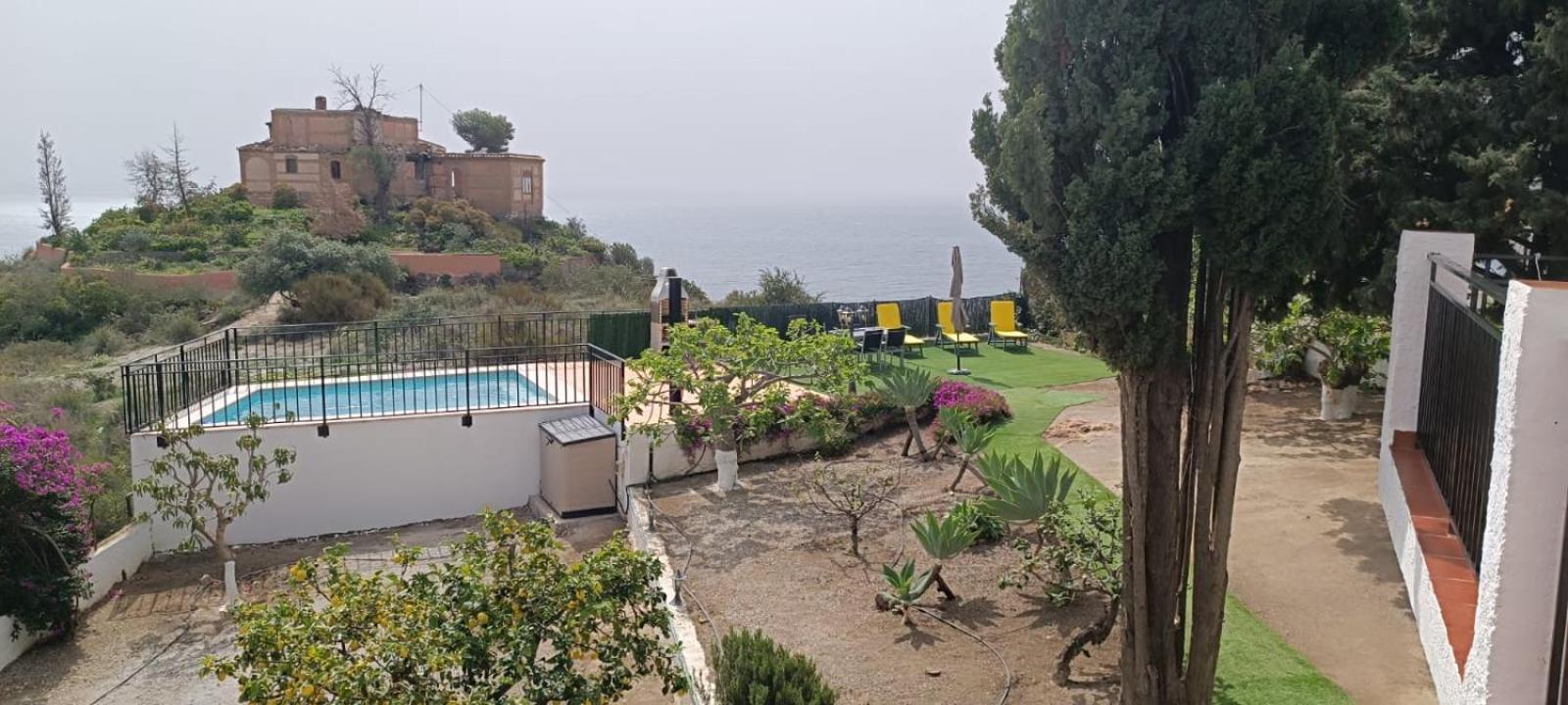 La Torrecica, Con Caracter Andaluz Y Magnificas Vistas Al Mar Y Sierra Nevada Villa Salobrena Bagian luar foto